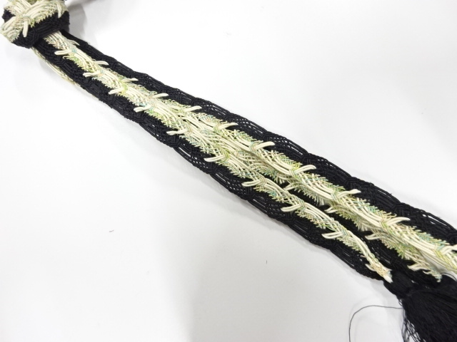 正絹　夏手組帯締め